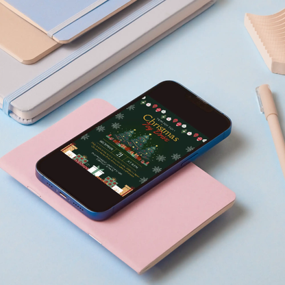 Christmas Toy Drive Flyer Template | Toy Drive Invitation - CreativeRino