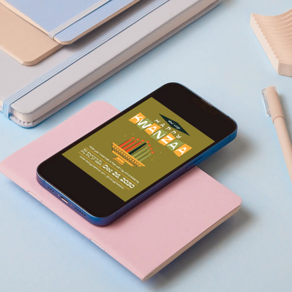 Happy Kwanzaa Invitation Template - CreativeRino