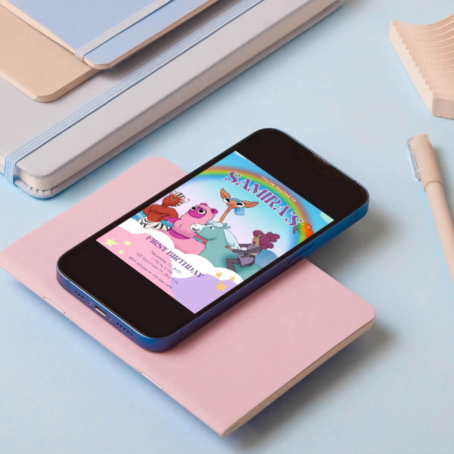 Centaurworld Birthday Invitation Template - CreativeRino