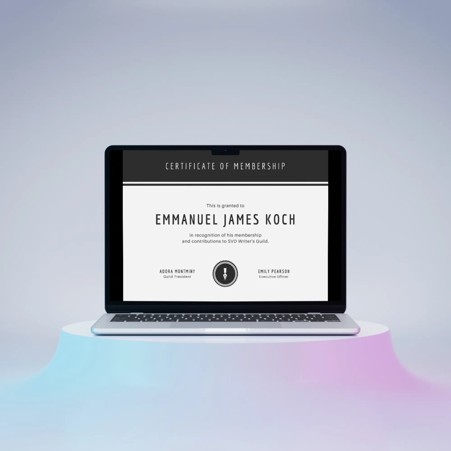 Certificate of Membership Template | Membership Certificate - CreativeRino