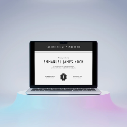 Certificate of Membership Template | Membership Certificate - CreativeRino