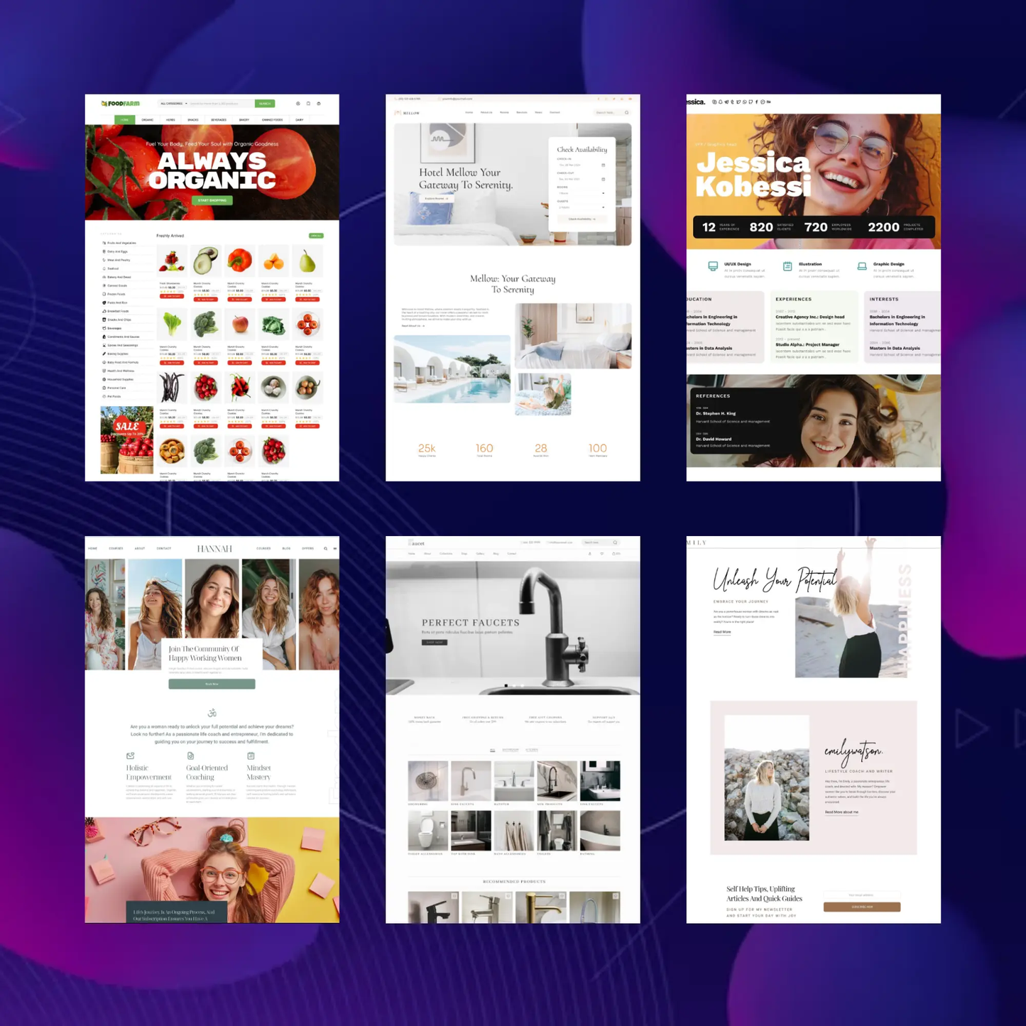 80+ Figma Website Template Bundle | Figma Landing Page Template | Figma Web Design Template CreativeRino