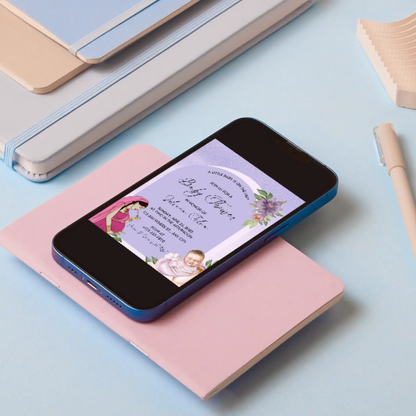 Indian Baby Shower Invitation - CreativeRino
