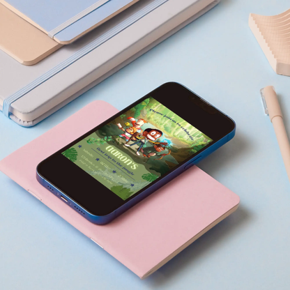 Craig Creek Birthday Invitation Template - CreativeRino