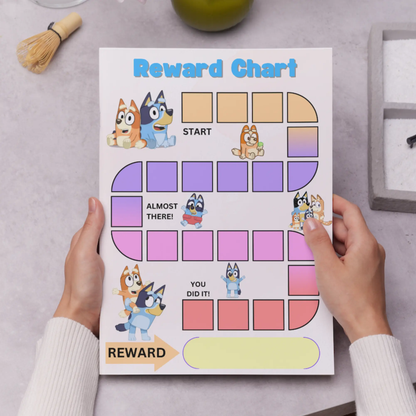 Bluey Reward Chart Template | Bluey Potty Training Chart - CreativeRino