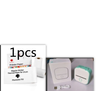 Portable Mini Thermal Label Printer Home Photo Printer Student Wrong Question Printer Bluetooth-compatible Mini Label Printer Price Tag CreativeRino