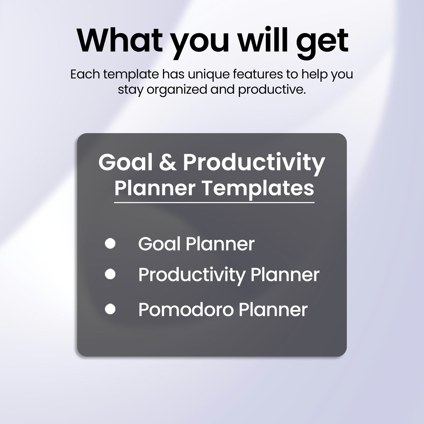 3 Kindle Scribe Goal & Productivity Planner Template Bundle