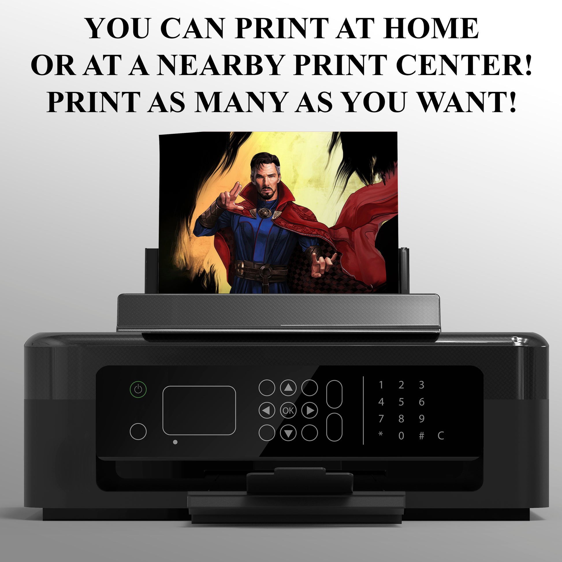 Doctor Strange Birthday Invitation Template - CreativeRino