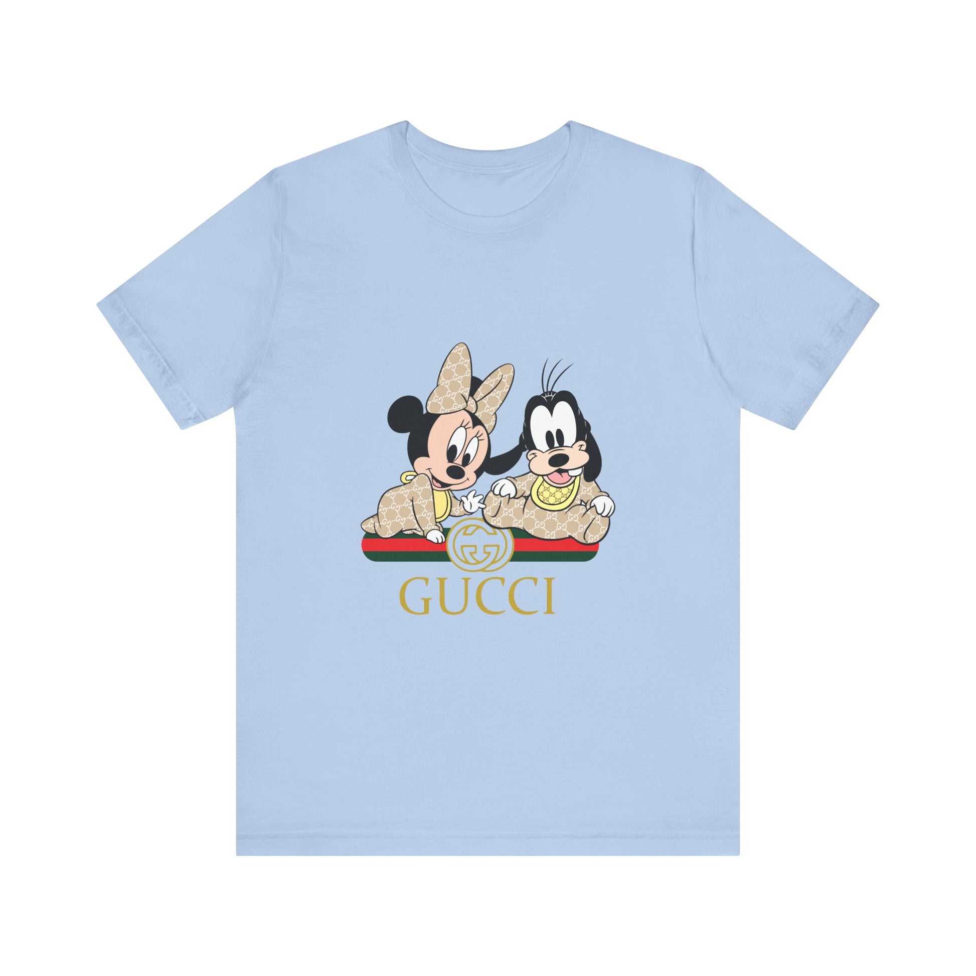 Mickey & Goofy Gucci Inspired Tee - Unisex Jersey Short Sleeve T-shirt - CreativeRino