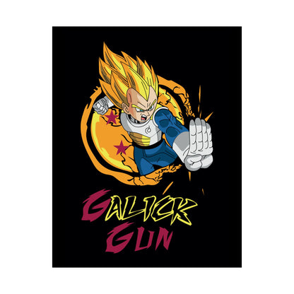 Dragon Ball Z Matte Vertical Poster - Galick Gun Artwork - CreativeRino