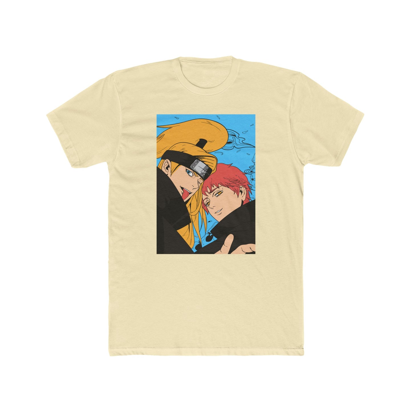 Anime Friends Unisex Cotton Crew Tee - Naruto T-shirt Design for Fans - CreativeRino