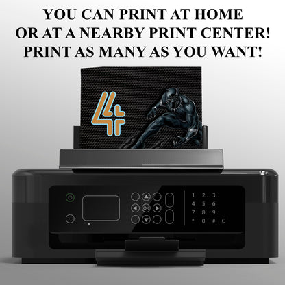 Black Panther Birthday Invitation Template - CreativeRino