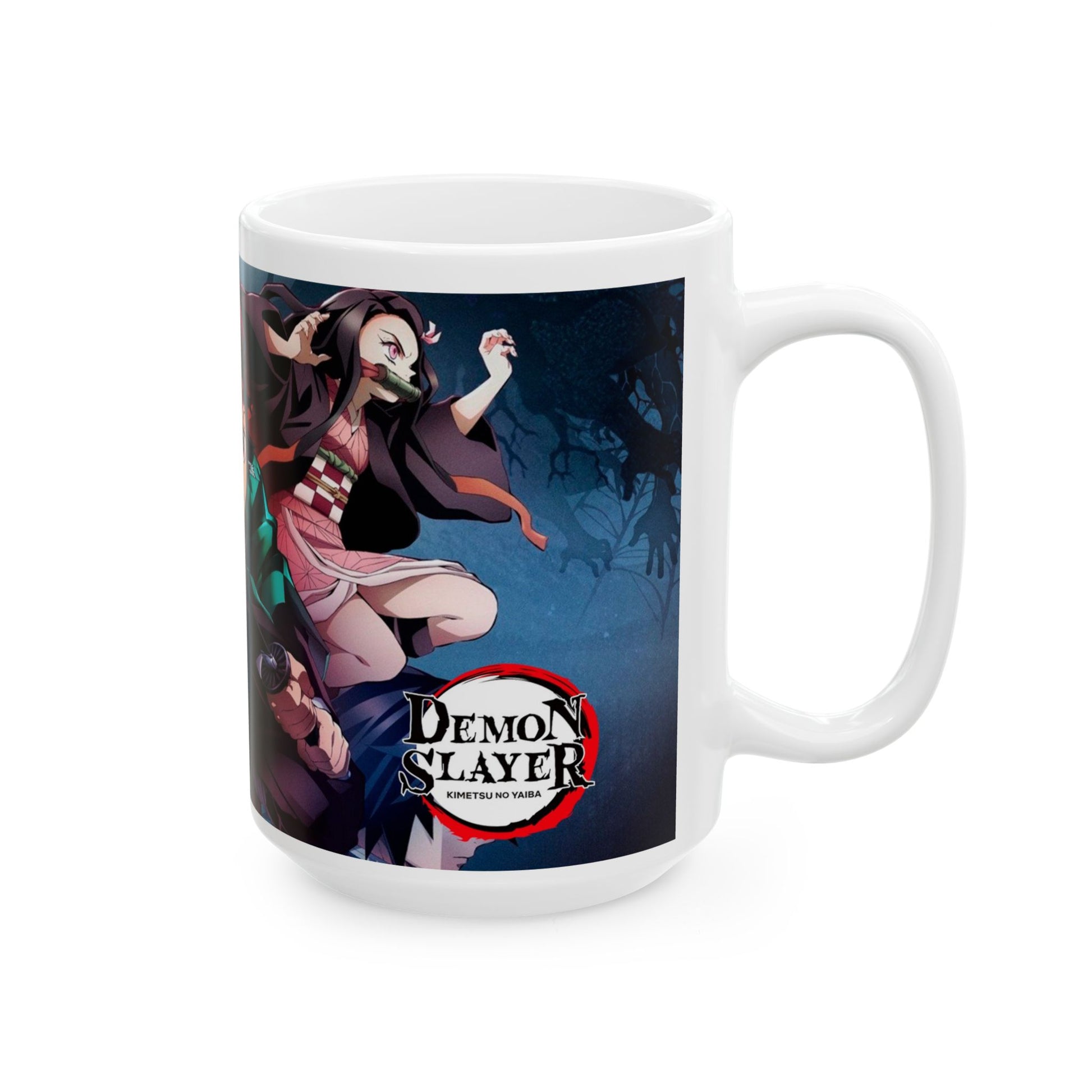 Anime Ceramic Mug - 11oz & 15oz - Demon Slayer Perfect Gift for Fans - CreativeRino