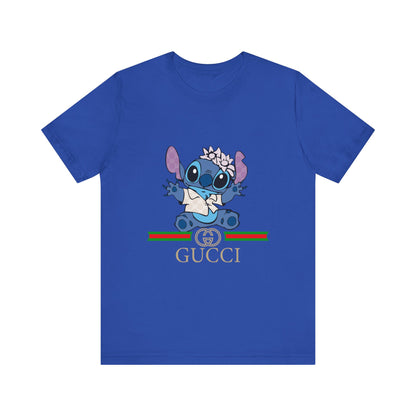 Stitch Gucci Unisex Jersey Short Sleeve Tee - CreativeRino