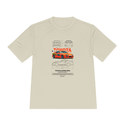 Toyota Supra MK4 Unisex Moisture Wicking Tee – Perfect T-shirt for Car Enthusiasts - CreativeRino