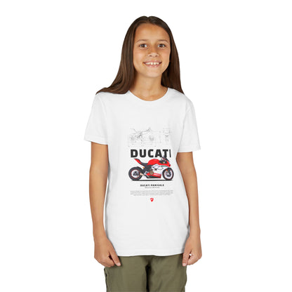 Ducati Panigale Youth Short Sleeve Tee - Perfect T-shirt for Young Moto Enthusiasts - CreativeRino