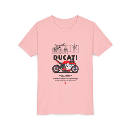 Ducati Panigale Youth Short Sleeve Tee - Perfect T-shirt for Young Moto Enthusiasts - CreativeRino