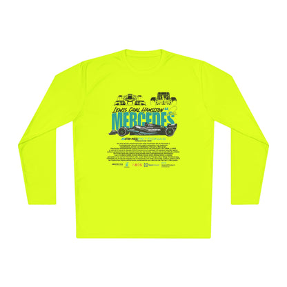 Unisex Lightweight Long Sleeve Tee - Mercedes Tribute Design - CreativeRino