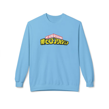 My Hero Academia Fleece Crewneck Sweatshirt - Unisex Casual Wear - CreativeRino