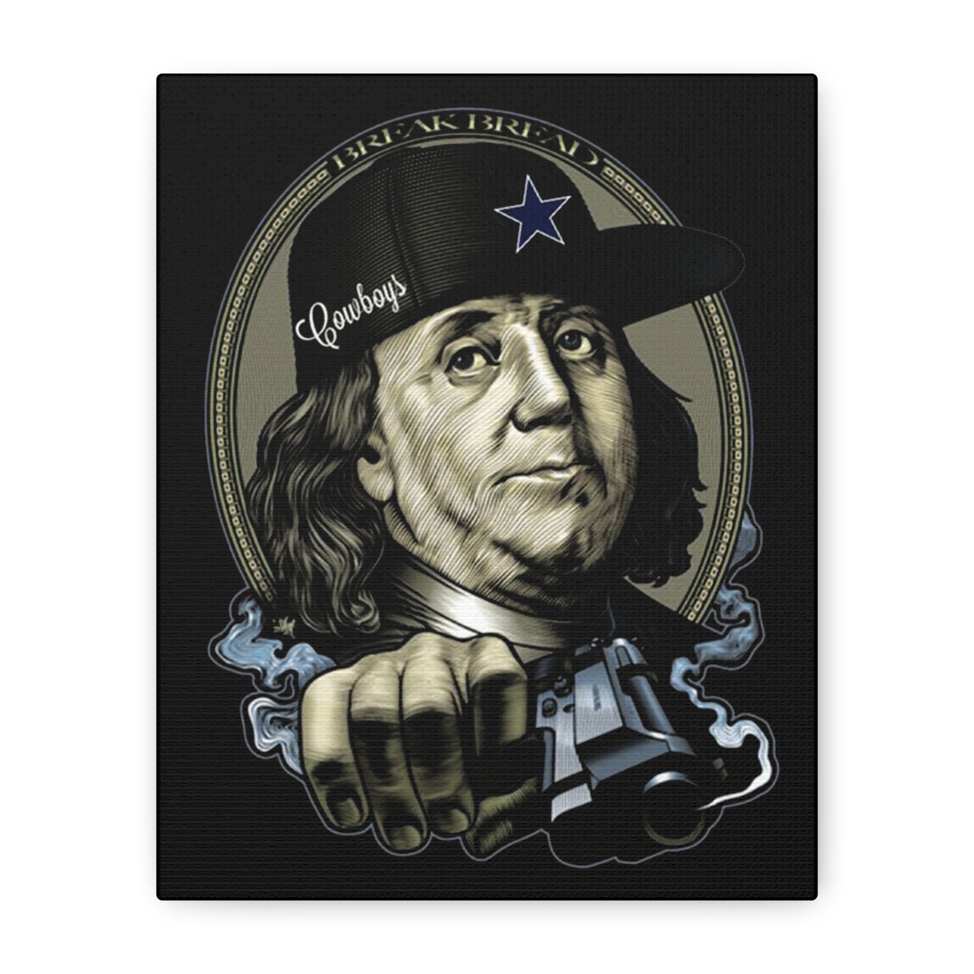 Benjamin Franklin Canvas Wall Art Matt Canvas Home Decor - CreativeRino