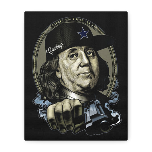 Benjamin Franklin Canvas Wall Art Matt Canvas Home Decor - CreativeRino