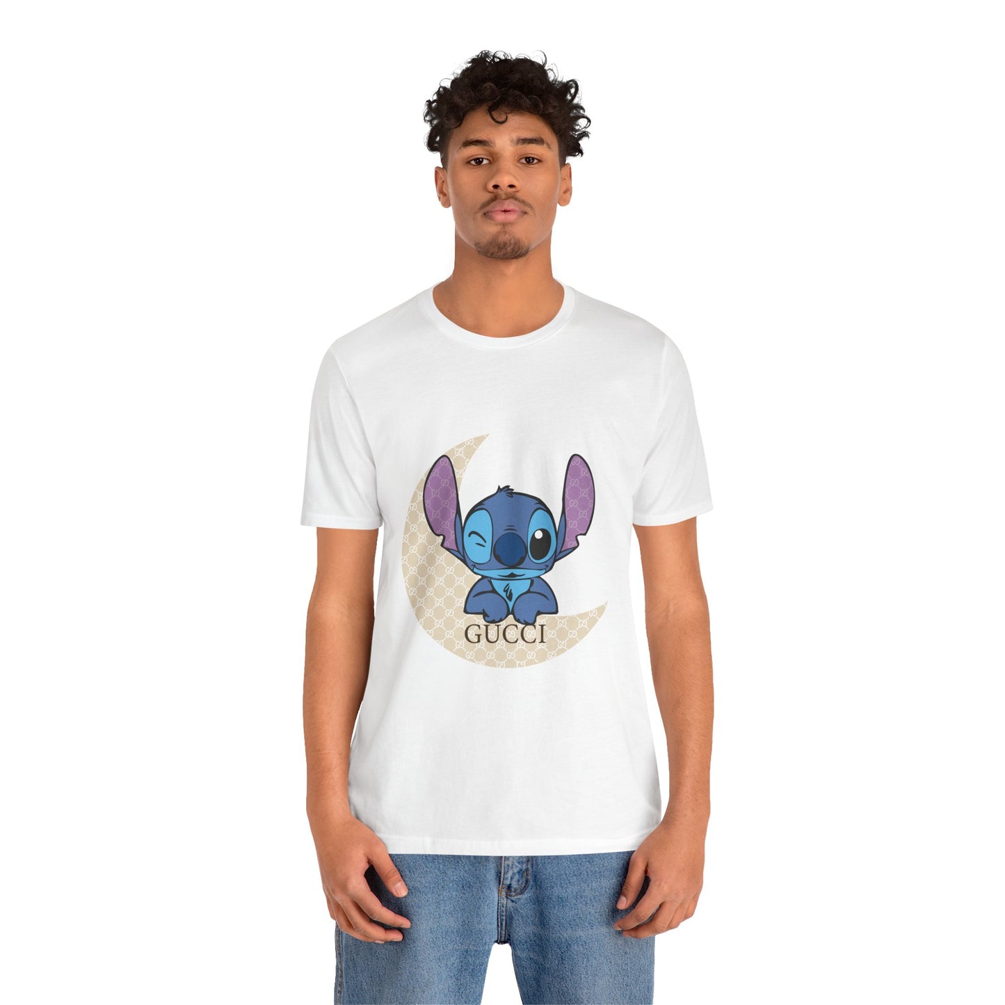 Stitch Gucci Unisex Jersey Short Sleeve Tee - CreativeRino