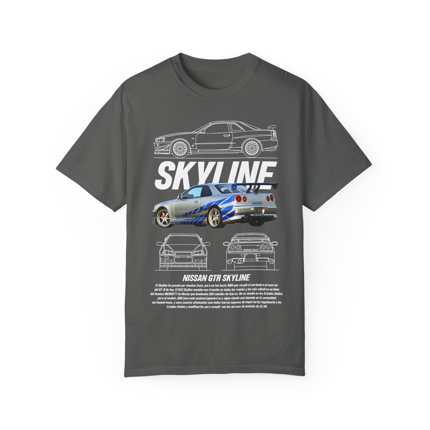 Nissan GTR Skyline Unisex  T-Shirt - Perfect T-shirt for Car Enthusiasts - CreativeRino