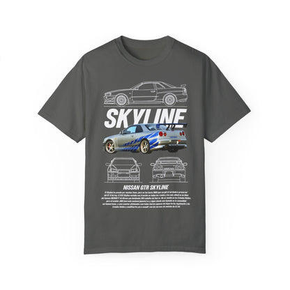 Nissan GTR Skyline Unisex  T-Shirt - Perfect T-shirt for Car Enthusiasts - CreativeRino