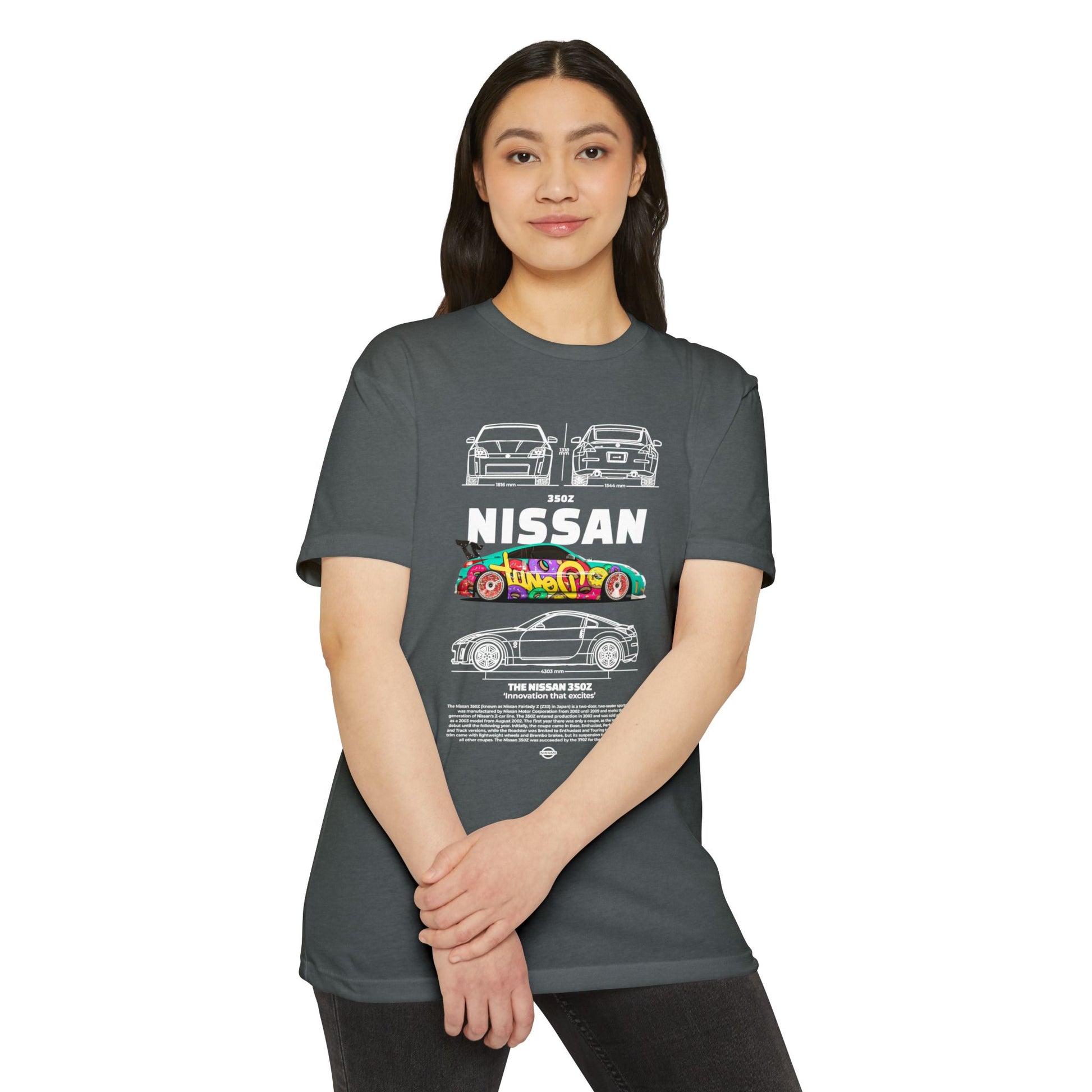 Vintage Nissan 350Z Unisex T-Shirt | Automotive Racing Graphic Tee - CreativeRino