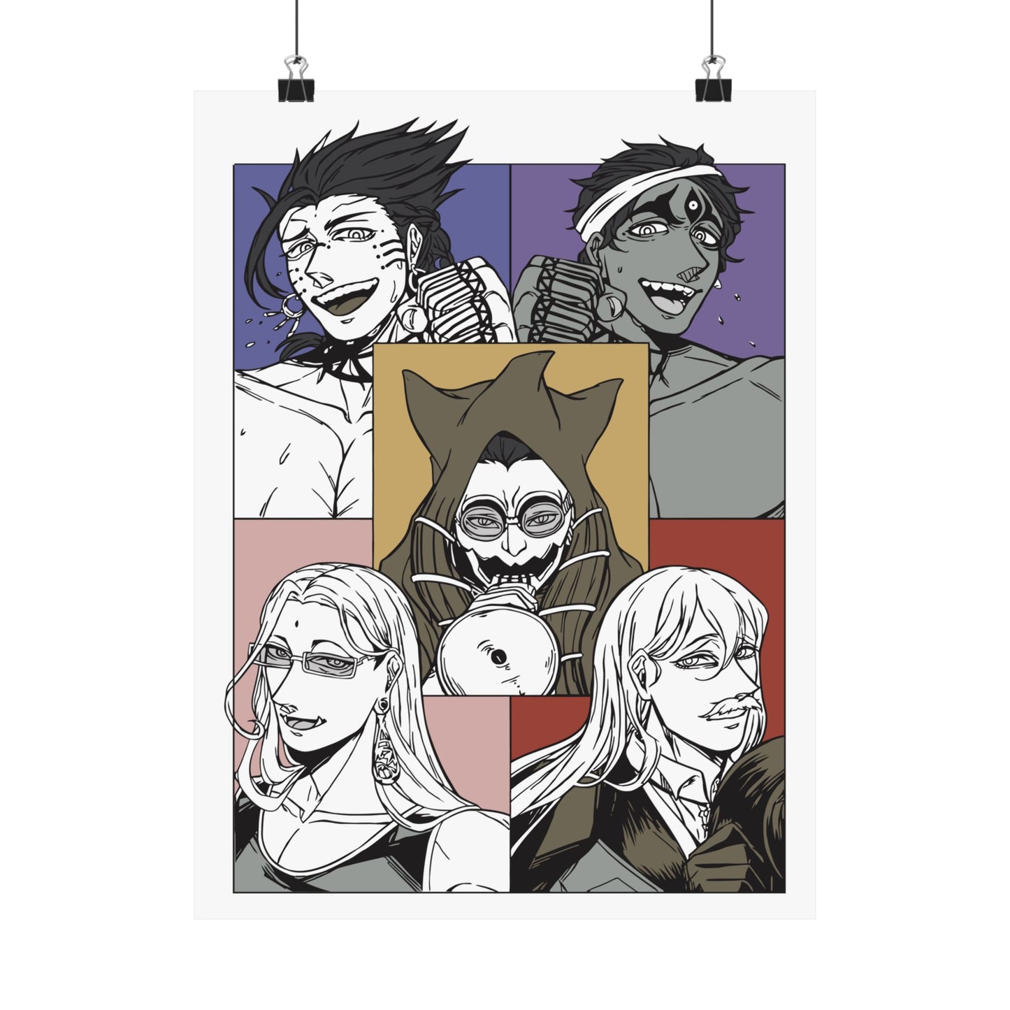 Anime Matte Vertical Posters Record of Ragnarok Wall Art - CreativeRino