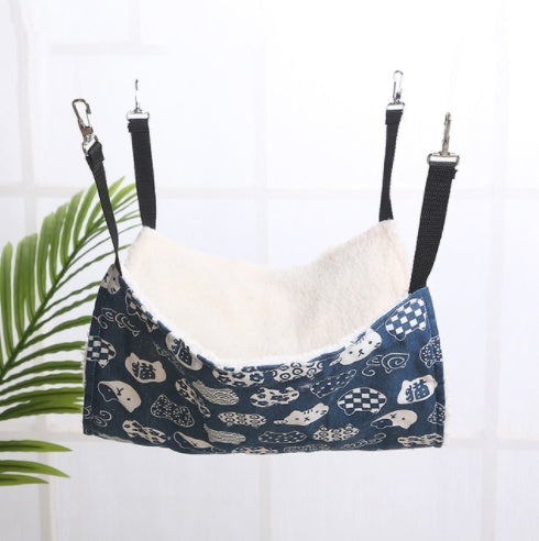 Premium Macrame Cat Hammock Swing | Cozy Hanging Bed for Indoor Cats CreativeRino