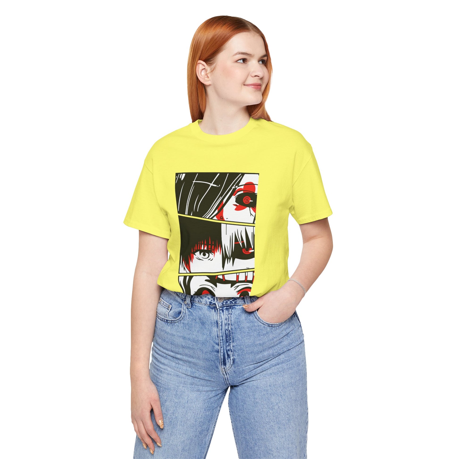 Eye-Catching Unisex Anime Tee - Stylish Graphic Design for Tokyo Ghoul Fans - CreativeRino