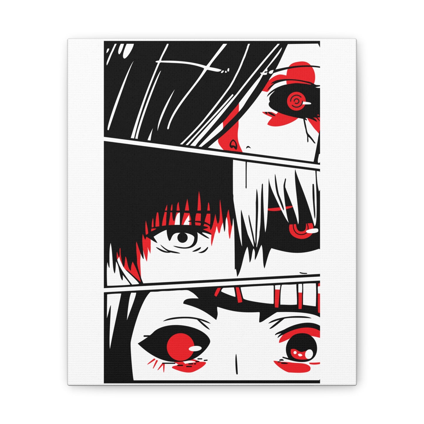 Tokyo Ghoul Canvas Art Print - Anime Character Design - CreativeRino