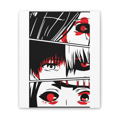 Tokyo Ghoul Canvas Art Print - Anime Character Design - CreativeRino