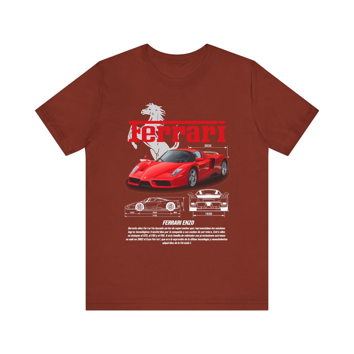 Ferrari Enzo Unisex Graphic Tee - Car Enthusiast T-shirt - CreativeRino