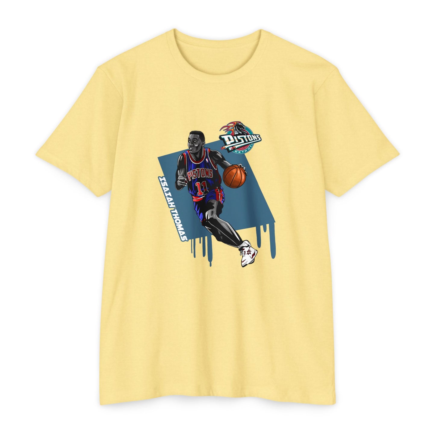Isaiah Thomas Retro Basketball Graphic Tee for Sports Fans - CreativeRino