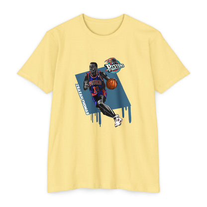 Isaiah Thomas Retro Basketball Graphic Tee for Sports Fans - CreativeRino