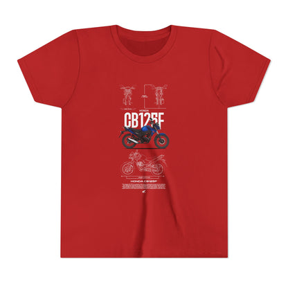 Honda CB125F Youth Motorcycle Graphic T-shirt - CreativeRino