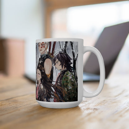 Anime Character Ceramic Mug - Demon Slayer Theme - CreativeRino