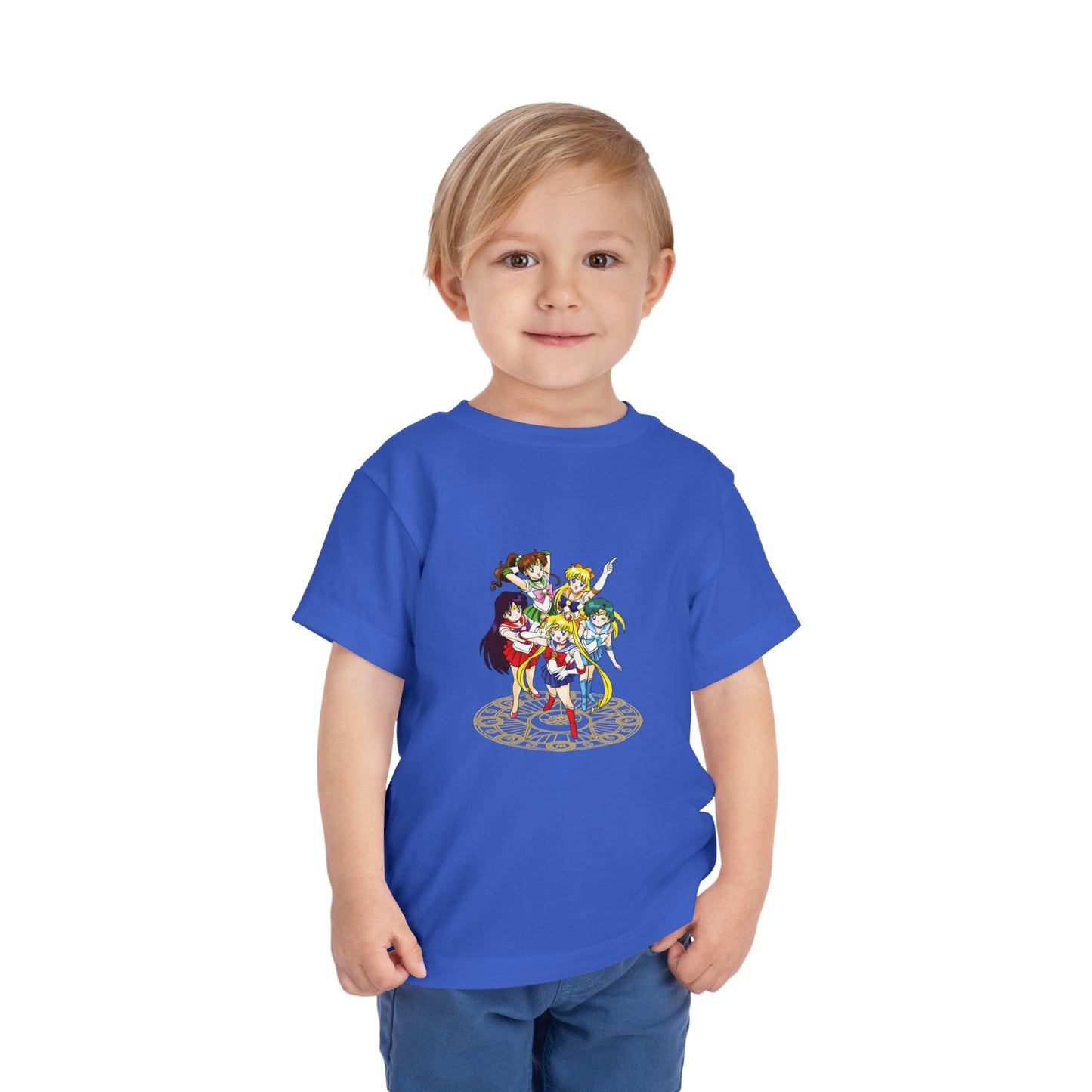 Sailor Moon Toddler Tee - Cute Short Sleeve T-shirt for Young Fans - CreativeRino