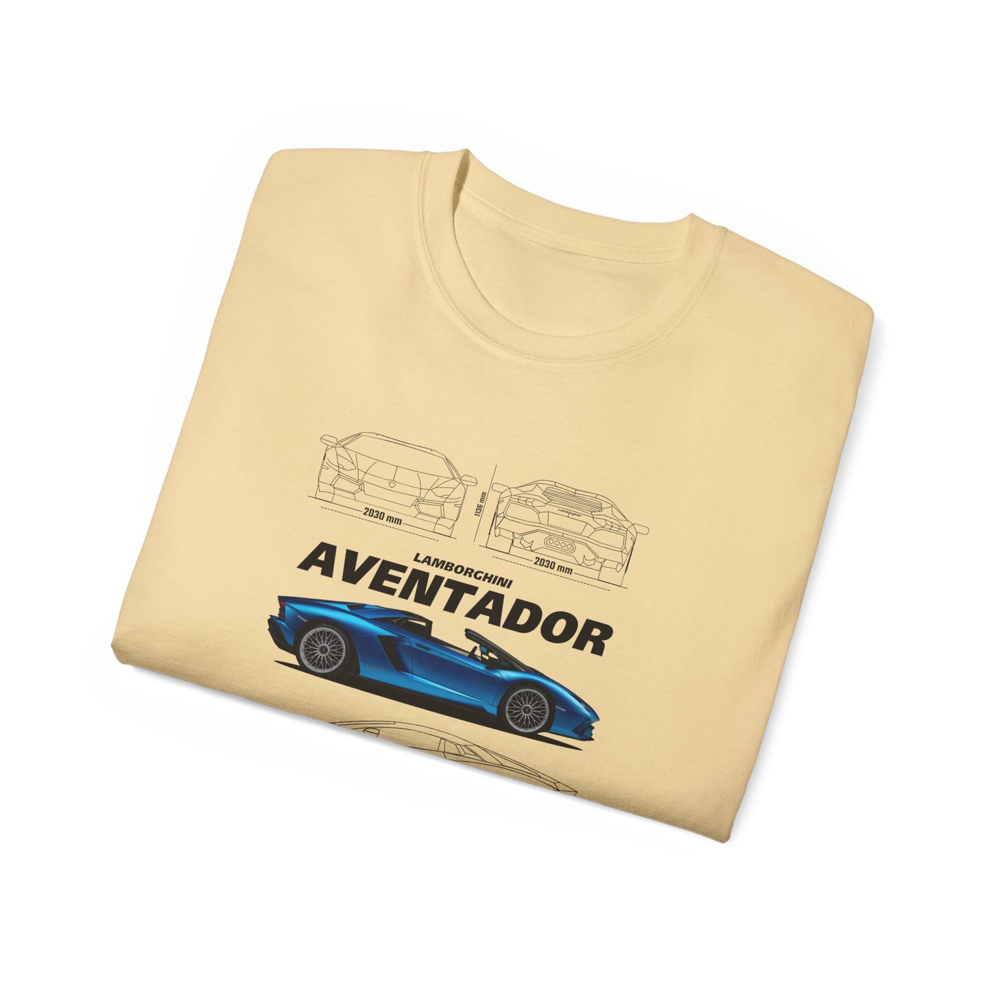 Aventador Sports Car Unisex Ultra Cotton Tee | Car T-shirt - CreativeRino