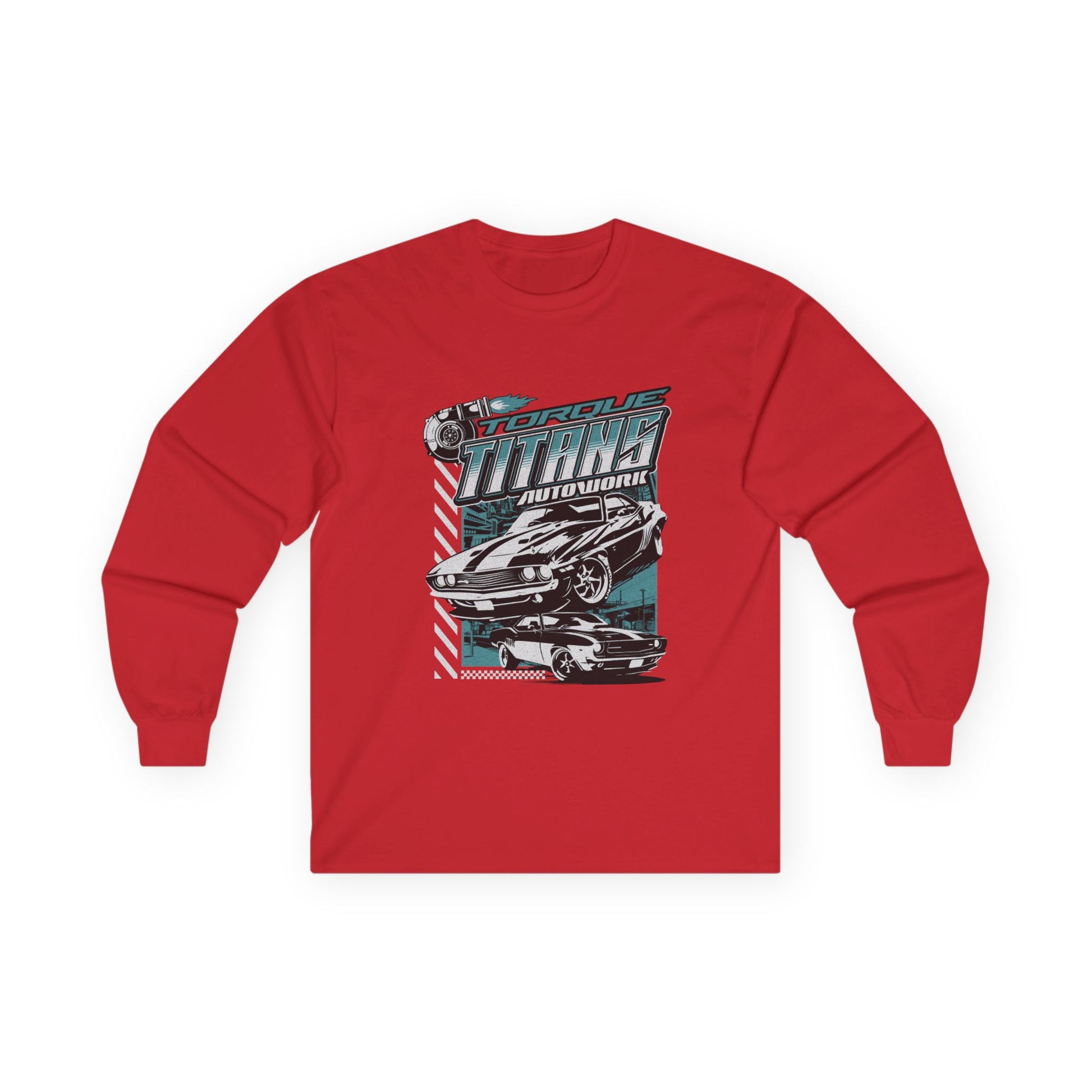 Torque Tuners Unisex Long Sleeve Tee - Car Enthusiast T-shirt - CreativeRino