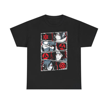Anime Inspired Unisex Heavy Cotton Tee - Naruto T-shirt Design - CreativeRino