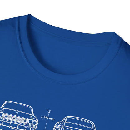 Ford Mustang Shelby GT350 Unisex Softstyle T-Shirt - Car Lovers Tee - CreativeRino
