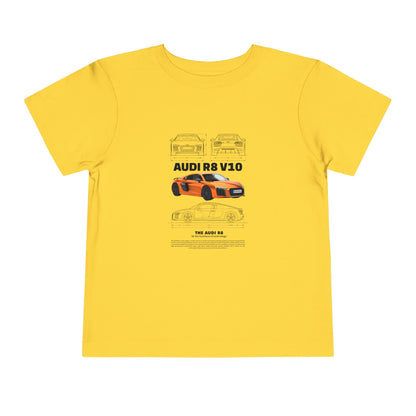 Audi R8 Car Lover Tee -  Graphic Short Sleeve Shirt | Car T-shirt - CreativeRino