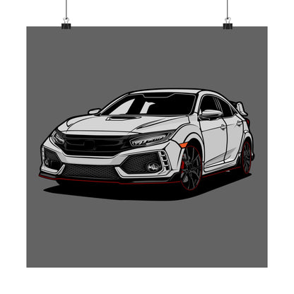 Car Enthusiast Matte Square Posters - Stylish Automotive Wall Art - CreativeRino