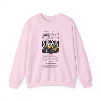 Rubicon Jeep Crewneck Sweatshirt - Perfect T-shirt for Adventure Lovers - CreativeRino