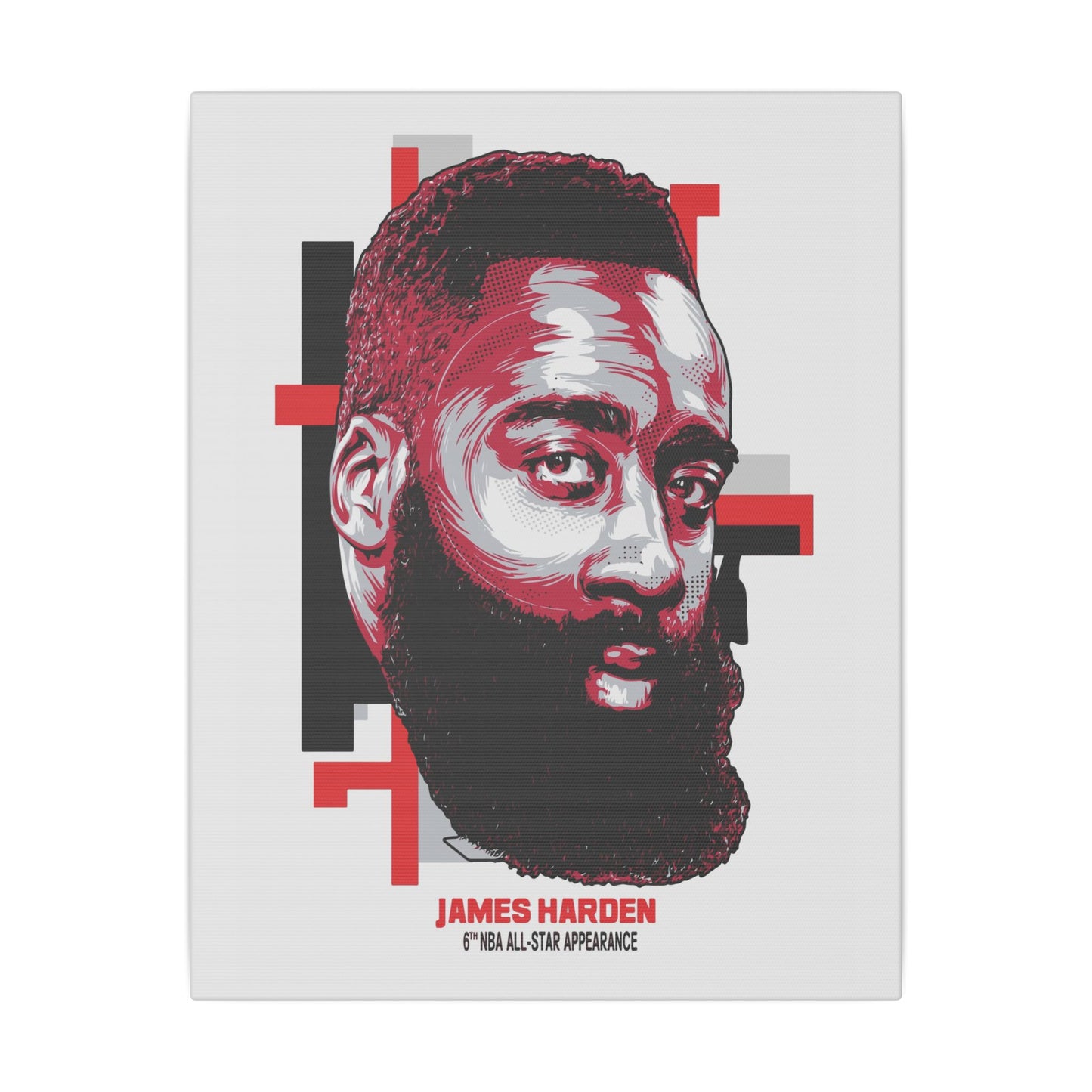 James Harden NBA All-Star Canvas Wall Art - CreativeRino