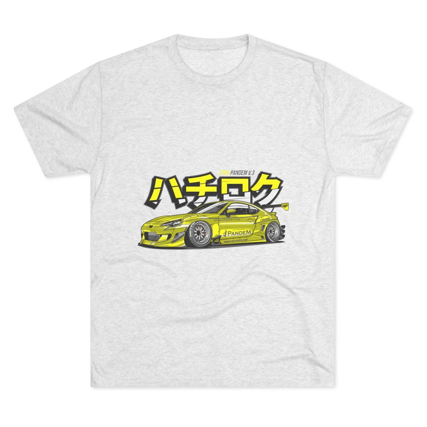 Racing Vibes Unisex Tri-Blend Crew Tee - Japanese Car Graphic T-shirt - CreativeRino