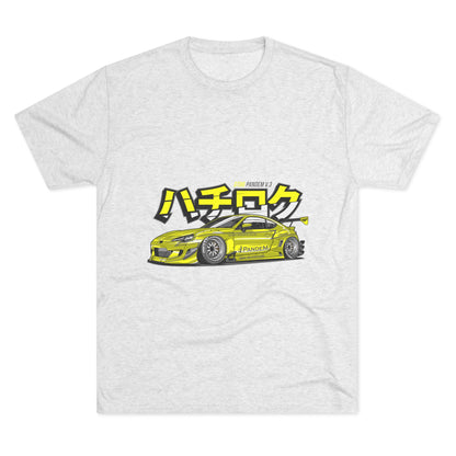 Racing Vibes Unisex Tri-Blend Crew Tee - Japanese Car Graphic T-shirt - CreativeRino
